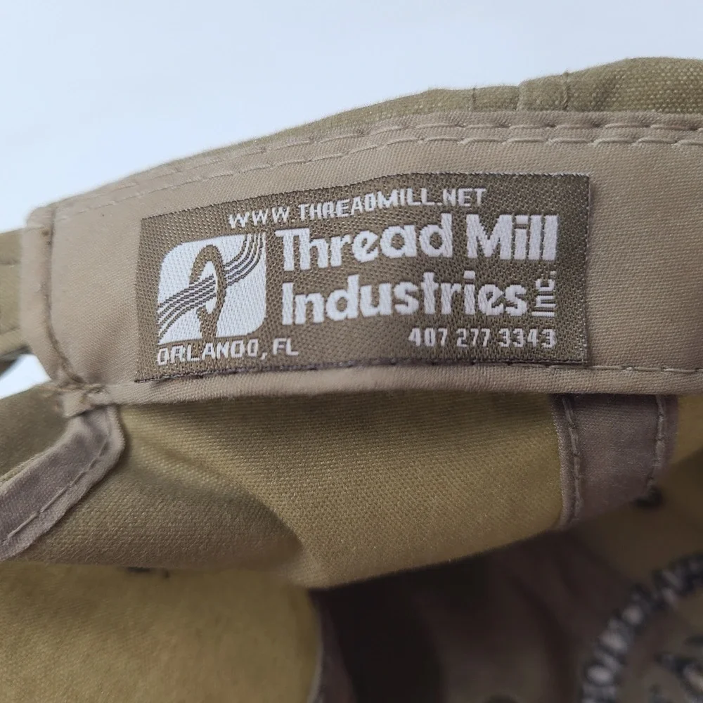 Wounded Warrior Outdoors Hat Strapback (Fits Small) Brown Camo Brim Casual Men‎